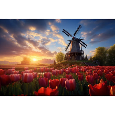 Tulips canvas